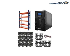 پکیج برق اضطراری آنلاین نوویکس 10kva-1H