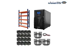 پکیج برق اضطراری آنلاین نوویکس 10kva-1/2H