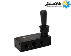 شیر دستی پنوماتیک سایز 1/4 پنج راهه دو حالته چینی