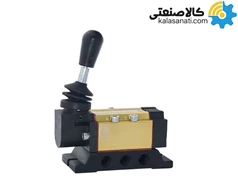 شیر دستی پنوماتیک سایز 1/4 پنج راهه ایرانی