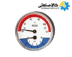 ترمومتر مانومتر ویکا 120 درجه 10 بار مدل 100.12.63