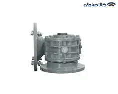 گیربکس صنعت سپاهان حلزونی MVF/FC سایز 49 فلنج دار نسبت تبدیل 24 ورودی 14