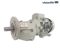 الکتروگیربکس شافت مستقیم پولادین پارت 7.5 اسب 5.5 کیلووات شافت 60 فلنچ دار