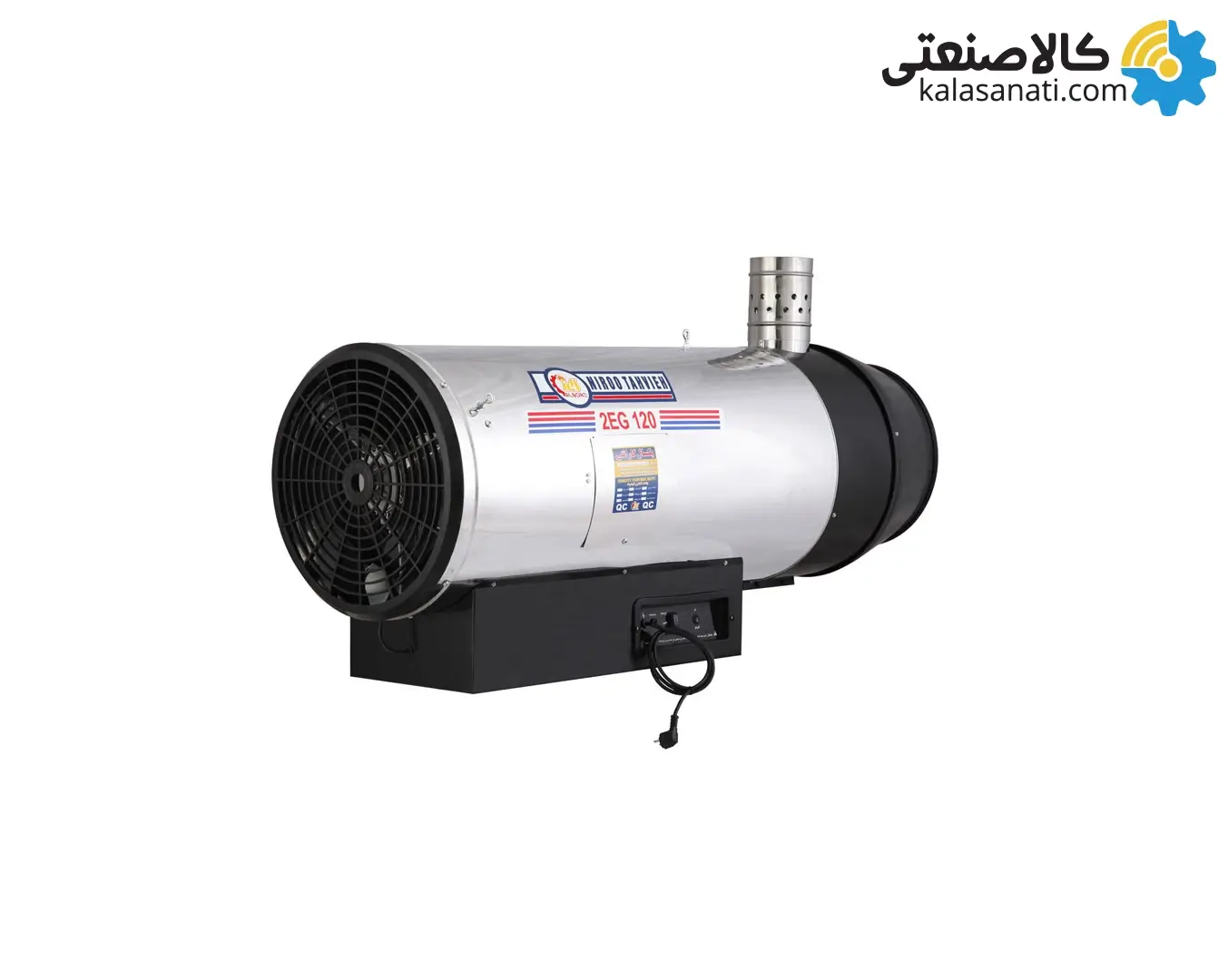 جت هیتر گازی دودکش دار نیرو تهویه البرز مدل 2EG-120
