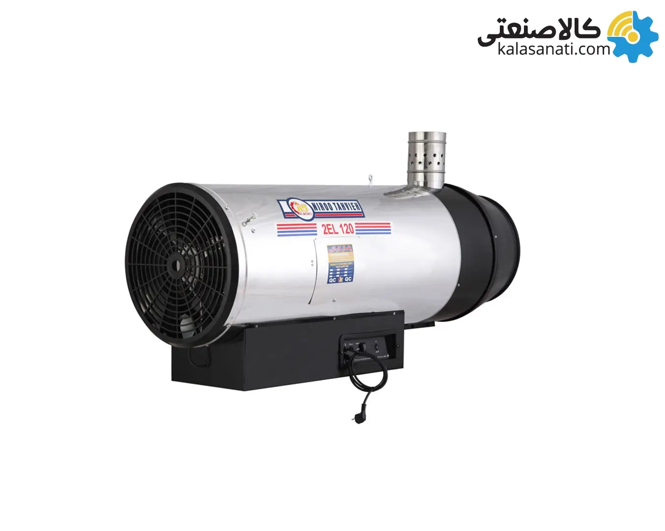 جت هیتر گازوئیلی دودکش دار نیرو تهویه البرز مدل 2EL-120