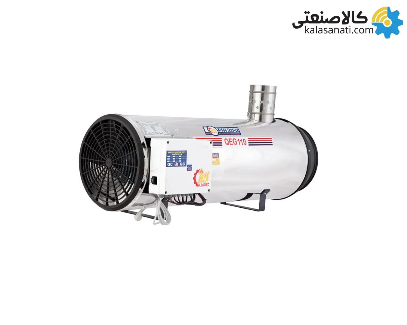 جت‌ هیتر گازوئیلی ‌دودکش‌دار نیرو تهویه البرز مدل QEL-110