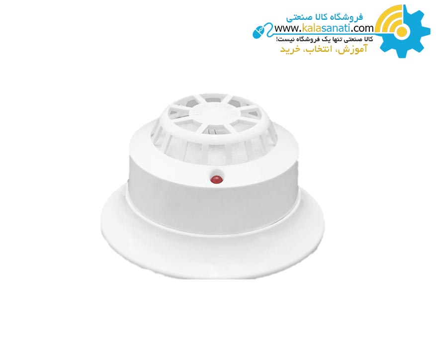 دتکتور حرارت ثابت 12 ولت رله دار با پایه 12-AFH آریاک