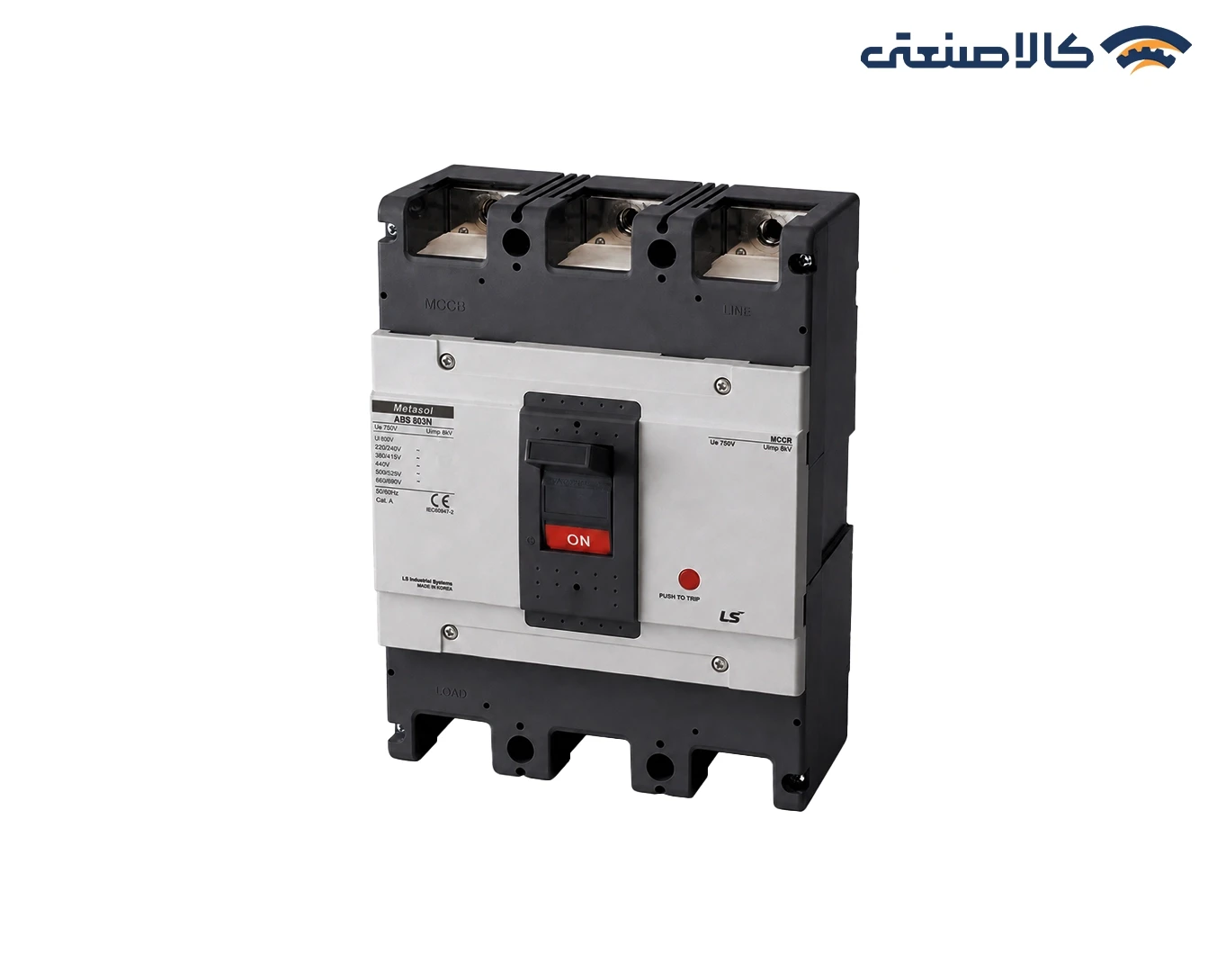 کلید اتوماتیک LS (ال اس) 630 آمپر فیکس Metasol-ABS803C