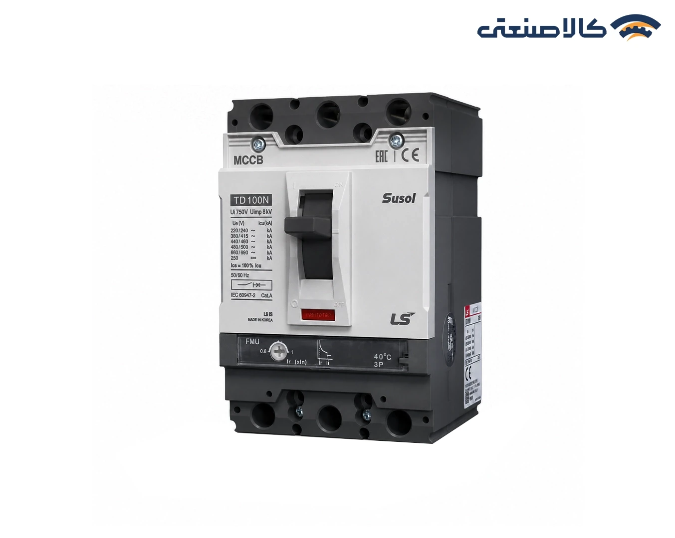 کلید اتوماتیک LS (ال اس) 16 آمپر قابل تنظیم حرارتی Susol-TD100N