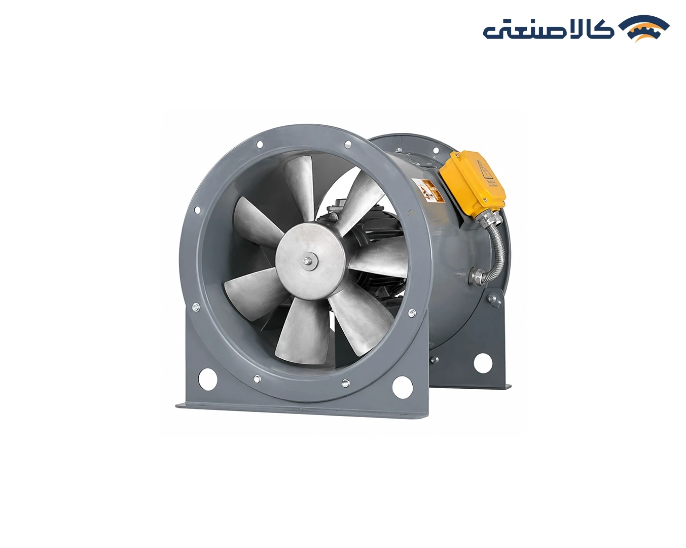  فن آکسیال سیلندری تخلیه دود برند دمنده  DASH-NN2.2-2T-500-15-F300