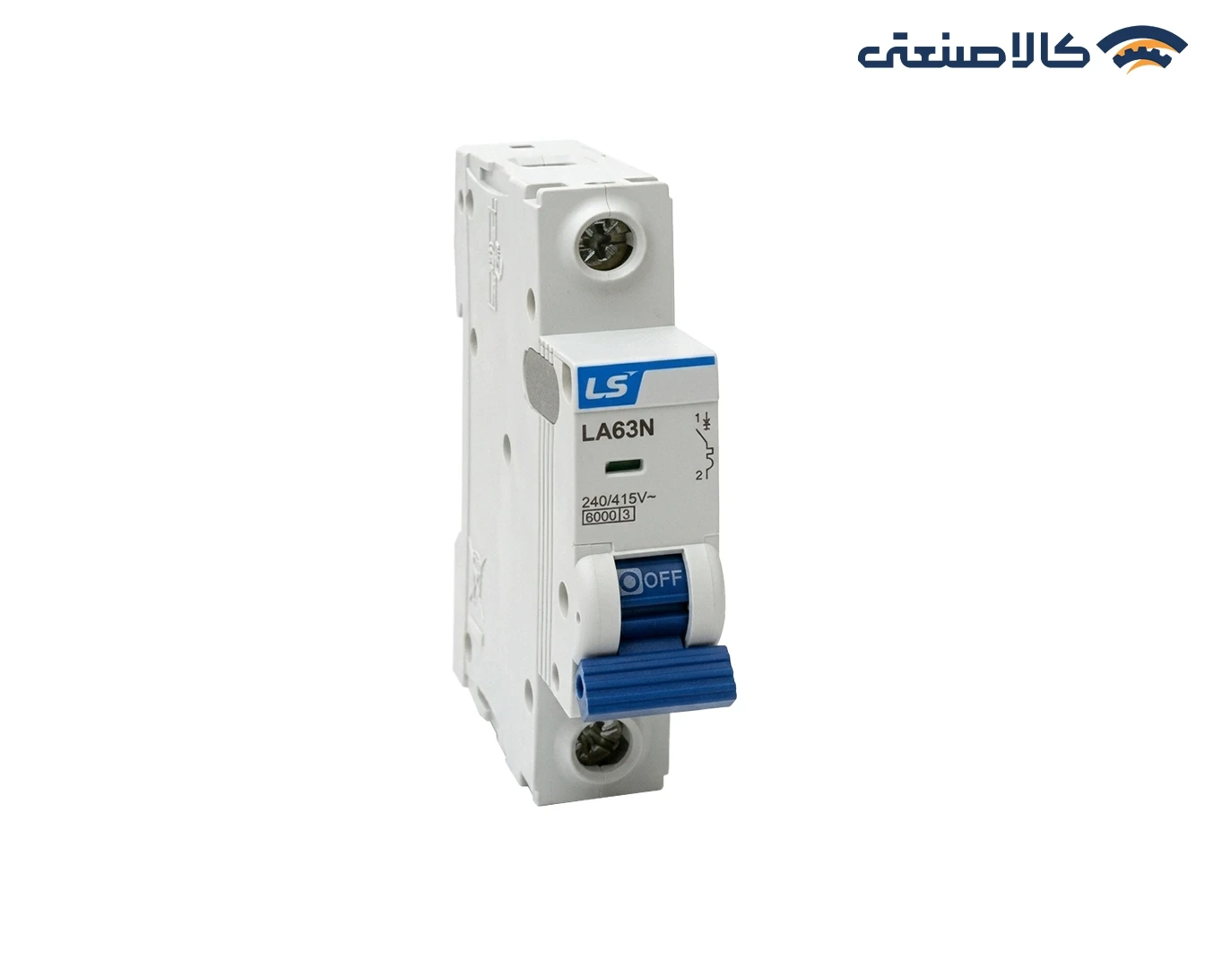 کلید مینیاتوری تک پل 2 آمپر ال اس (LS) تیپ BKJ-LA63E/C