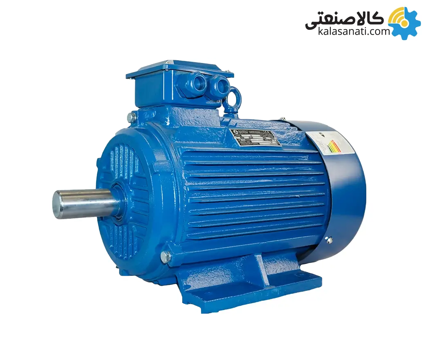 الکتروموتور بارلی سه فاز 5.5 اسب 4 کیلووات پوسته چدنی 1500 دور