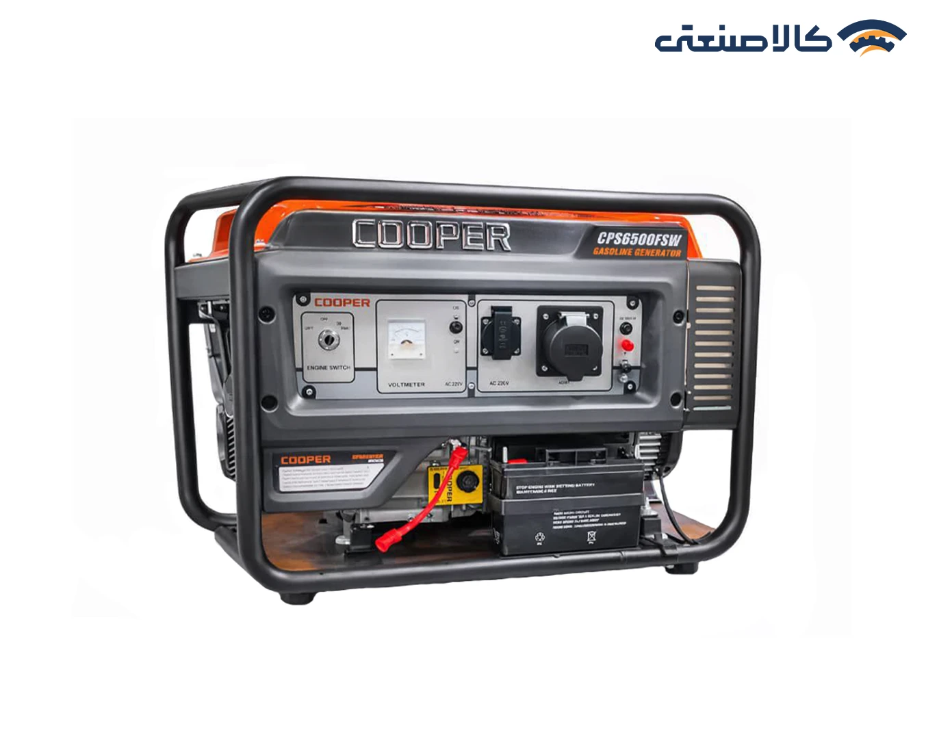 موتور برق بنزینی استارتی تک فاز 6.5 کیلووات کوپر CP6500FSW