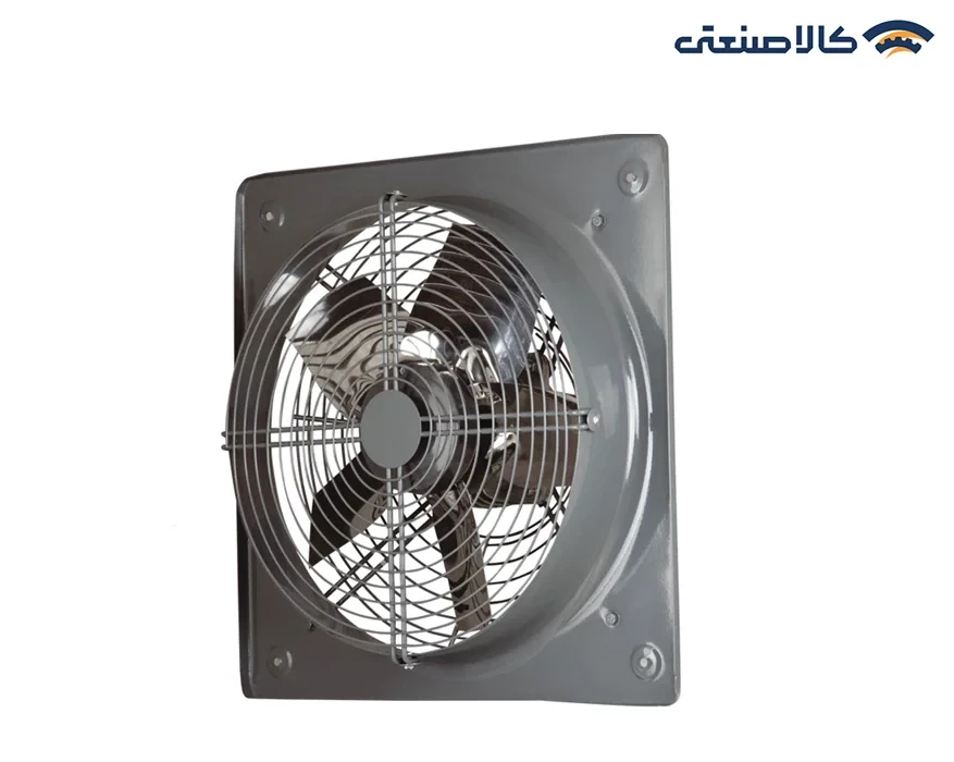 هواکش صنعتی تکفاز 50 سانت پروانه استیل برند دمنده VIS-50D4S 