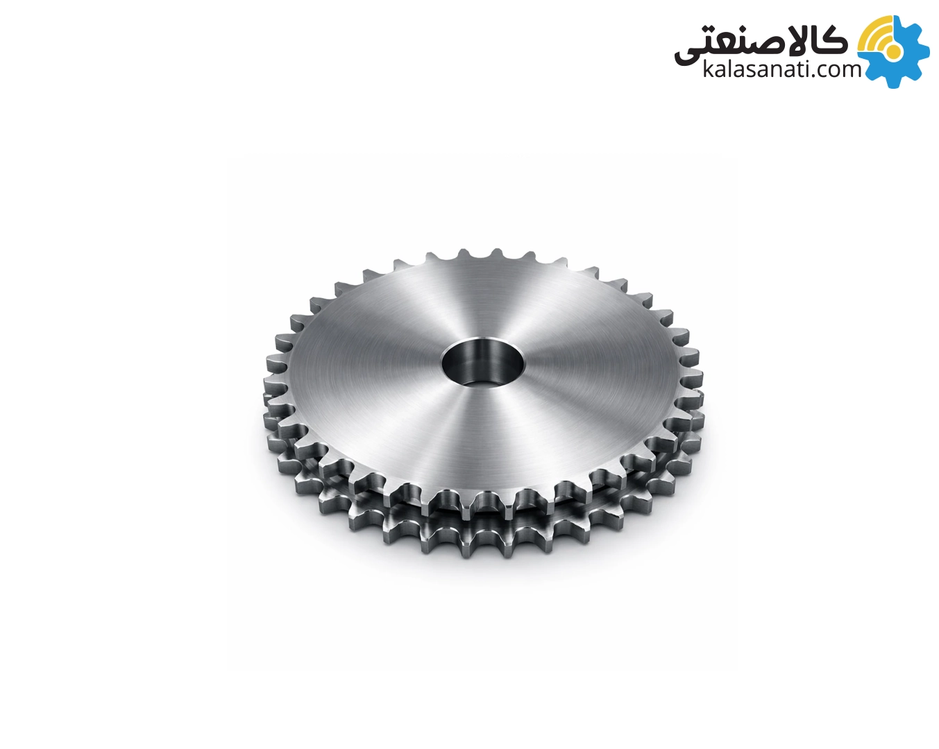 دنده زنجیر سری A سایز 80 دو ردیفه ساده