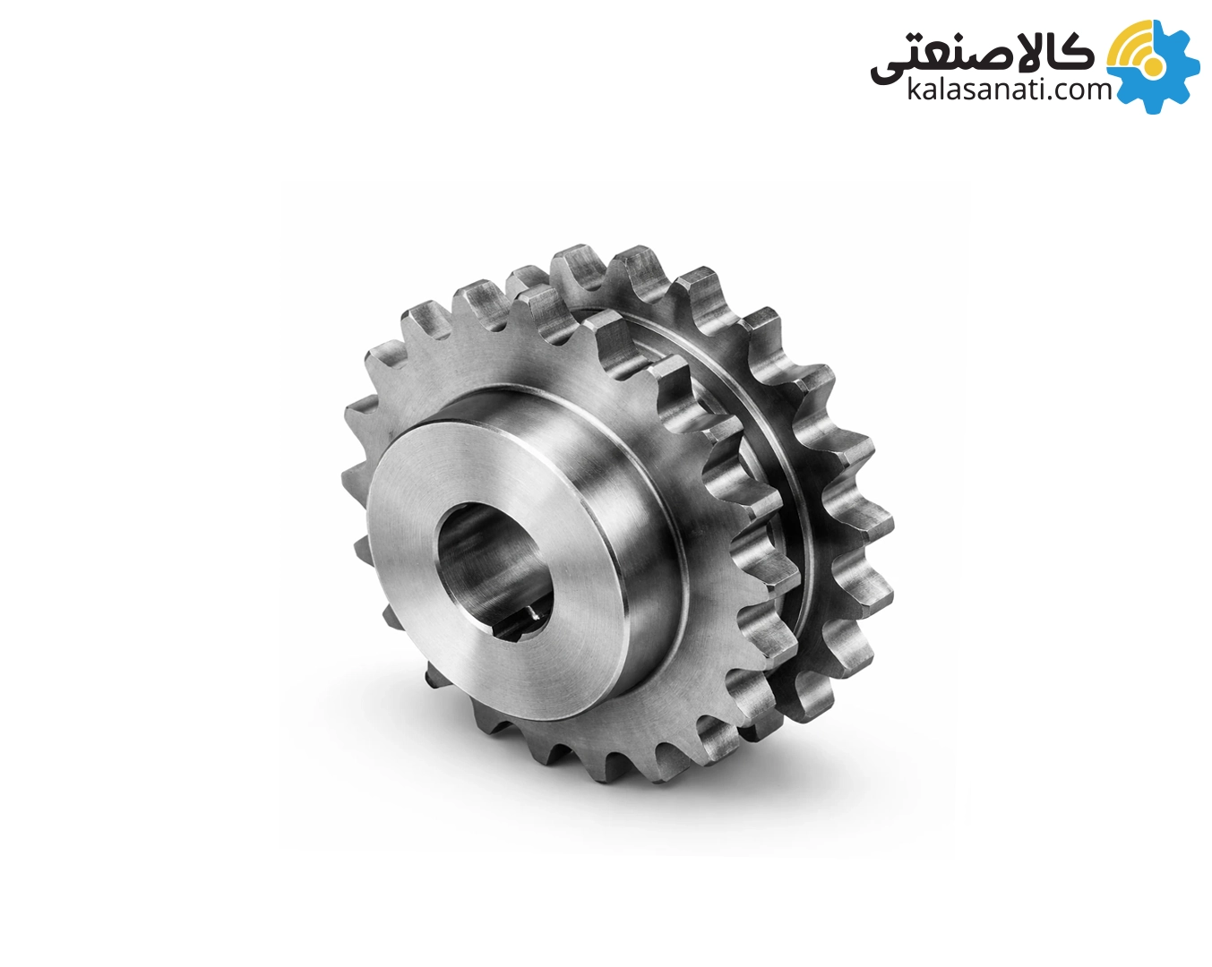 دنده زنجیر سری B سایز 20B دو ردیفه نافی دار