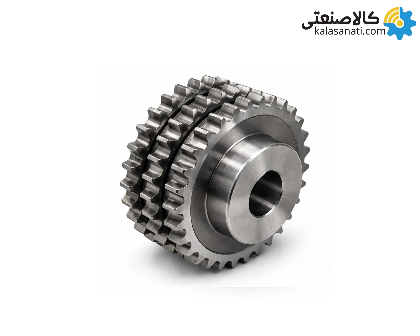 دنده زنجیر سری B سایز 06B سه ردیفه نافی دار