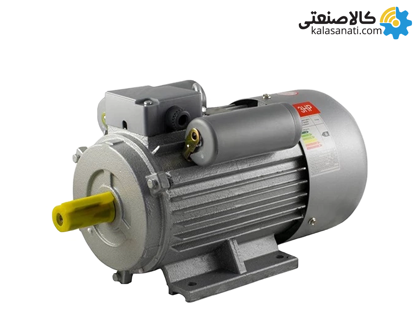 الکتروموتور ایده آل تکفاز 2 اسب 1.5 کیلووات پوسته چدنی 1500 دور