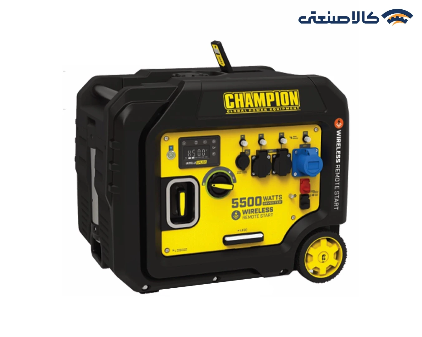 موتور برق بنزینی استارتی تک فاز سایلنت اینورتری 6 کیلووات چمپیون 501001