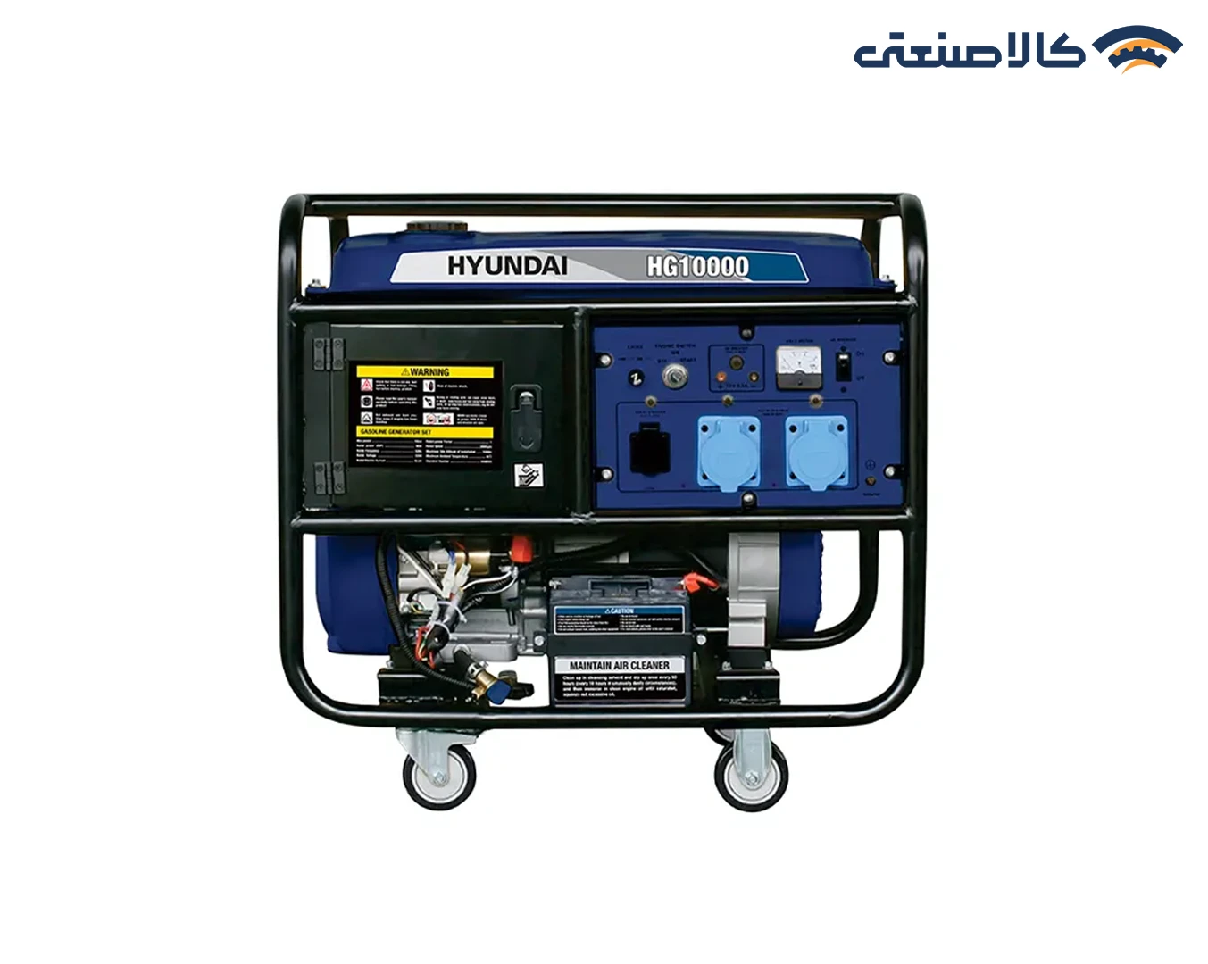 موتور برق بنزینی استارتی تک فاز 10 کیلووات هیوندای HG10000