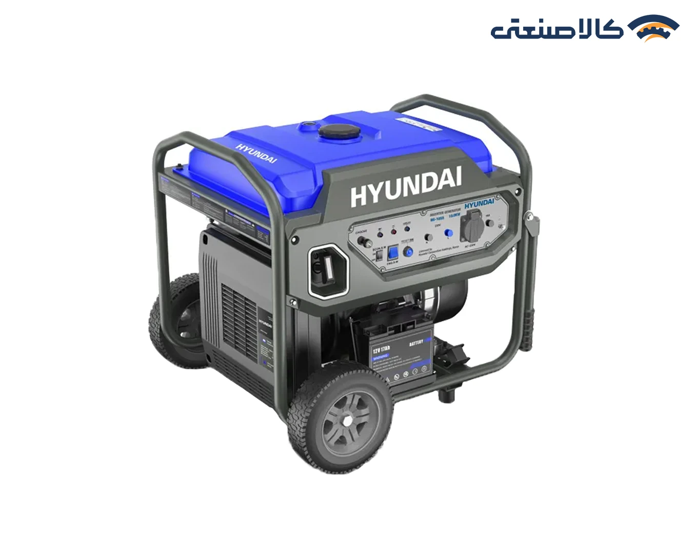 موتور برق بنزینی استارتی تک فاز 10 کیلووات هیوندای HG-1055