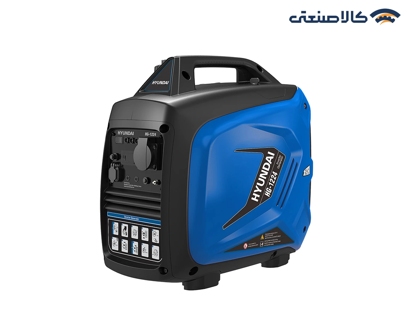 موتور برق بنزینی تک فاز سایلنت اینورتری 2.4 کیلووات هیوندای HG-1224