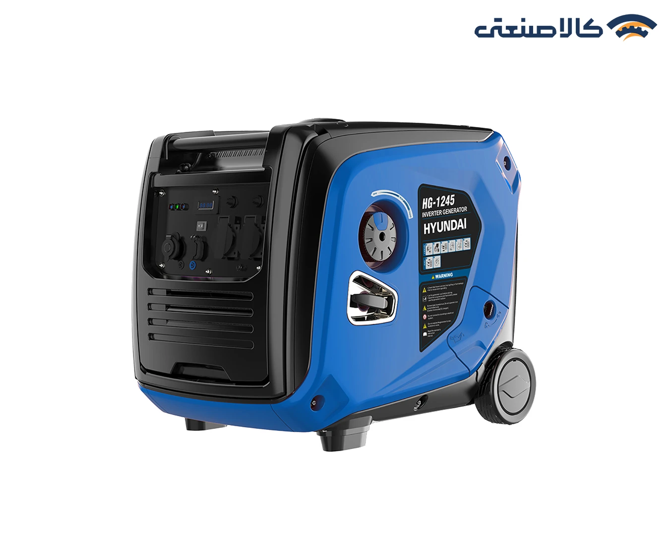 موتور برق بنزینی تک فاز سایلنت اینورتری 4 کیلووات هیوندای HG-1245