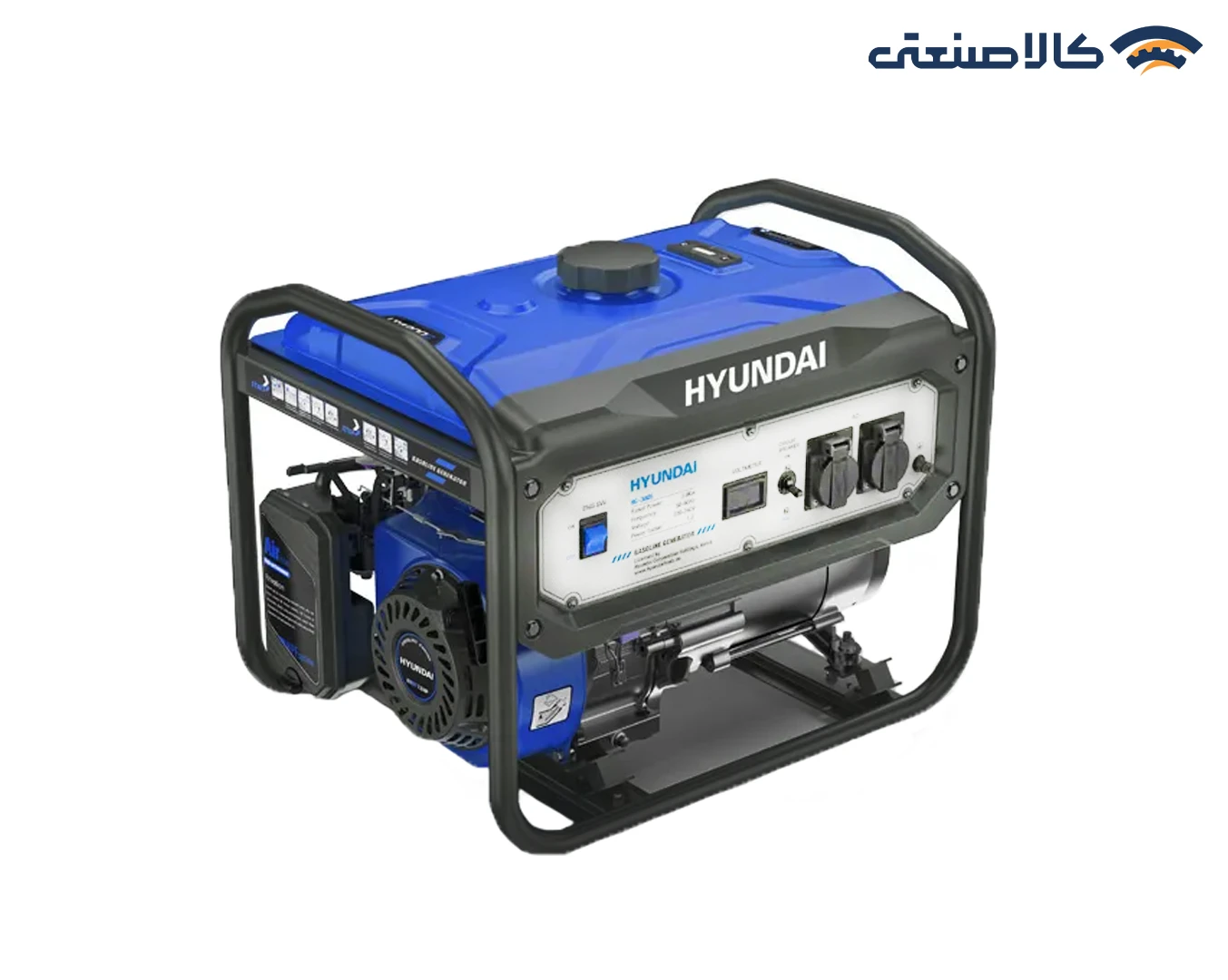 موتور برق بنزینی استارتی تک فاز 3 کیلووات هیوندای HG-3005