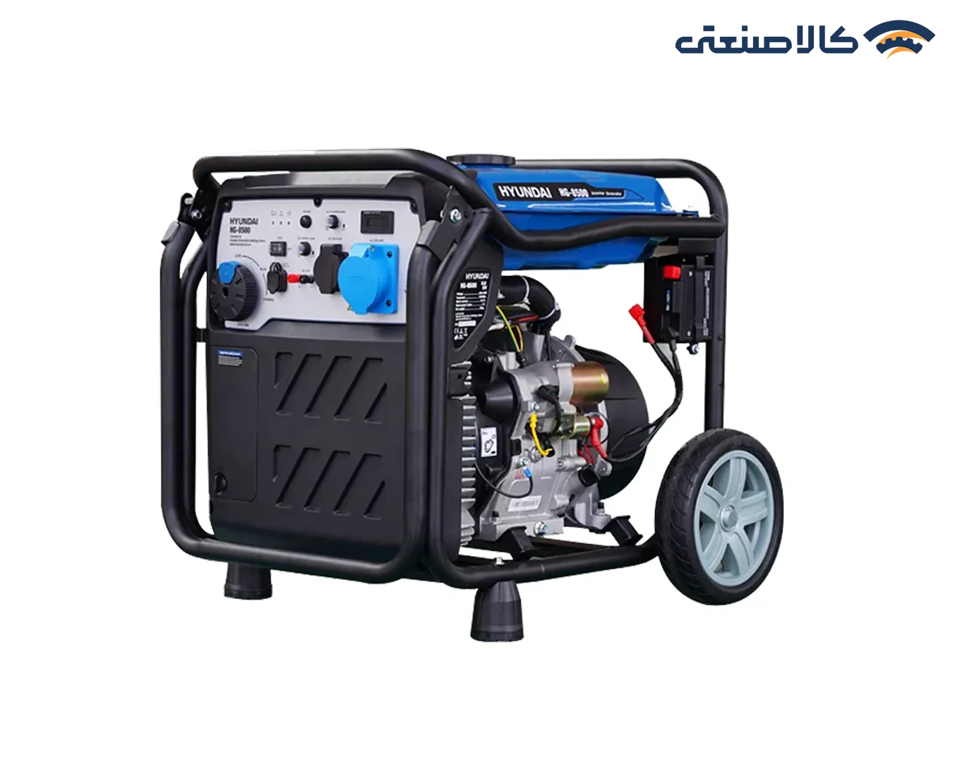 موتور برق بنزینی استارتی تک فاز اینورتری 9 کیلووات هیوندای HG-8500