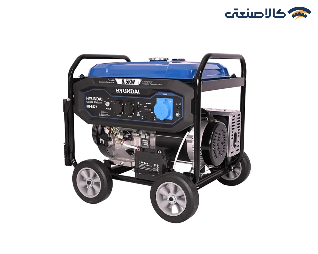 موتور برق بنزینی استارتی تک فاز 8.5 کیلووات هیوندای HG-8527