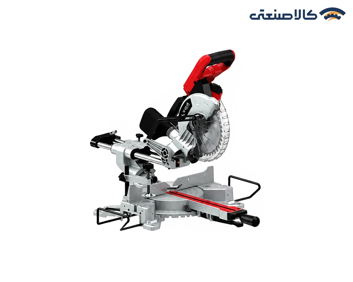 اره فارسى بر 210 میلیمتر 1500 وات لیزری اسلایدی دوطرفه محک MS-210/300H