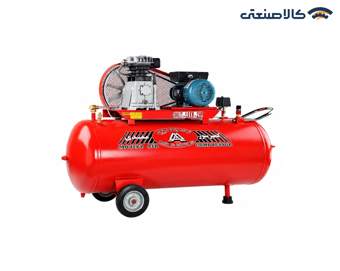 کمپرسور باد 350 لیتری مفیدی مدل CMI 350-250-H (ساخت ABAC ایتالیا)