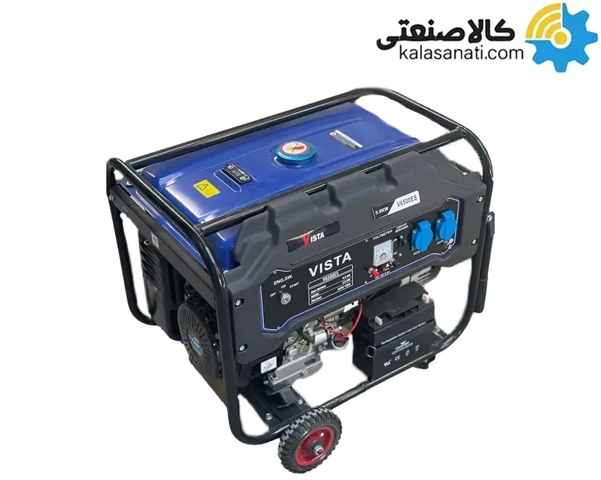 موتور برق بنزینی تکفاز 5.5 کیلووات ویستا مدل V6500ES