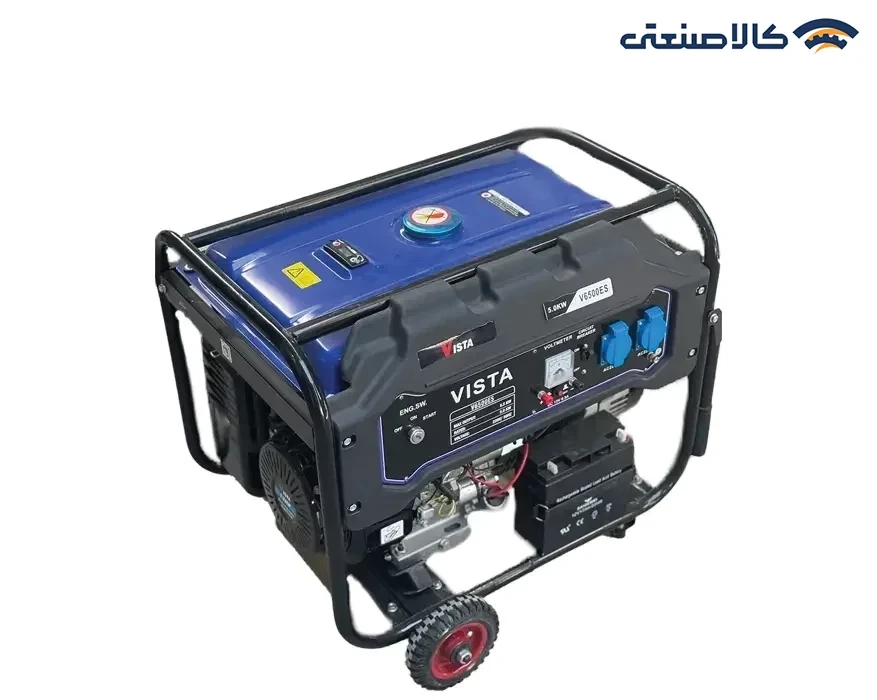 موتور برق بنزینی تک فاز 5.5 کیلووات ویستا مدل V6500ES