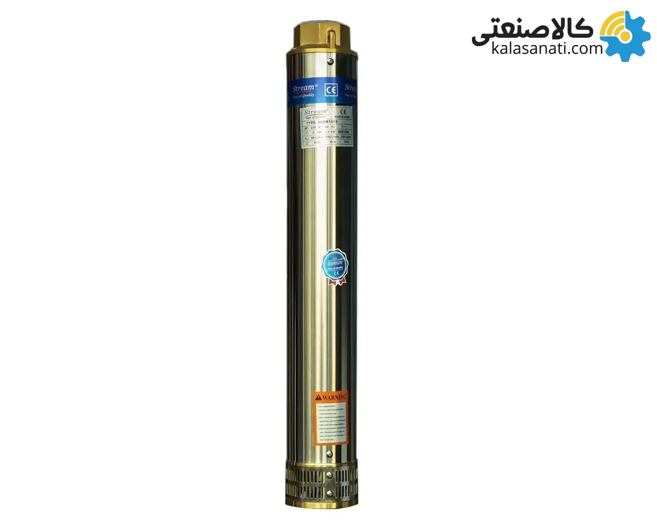 پمپ تک شناور استیل 1 و 1/4 اینچ 116 متری استریم 4SDM4/16 IR