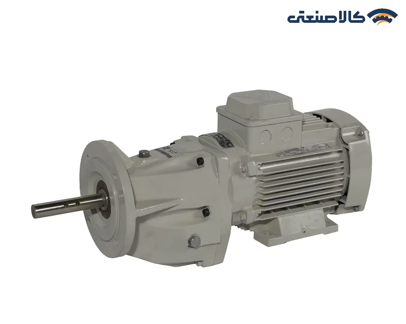 الکتروگیربکس شافت مستقیم شریف 7.5 اسب 5.5 کیلووات شافت 75 فلنچ دار