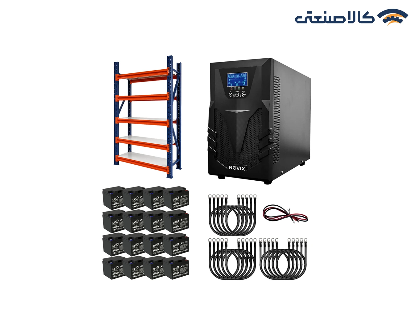 پکیج برق اضطراری آنلاین نوویکس 10kva-1/2H