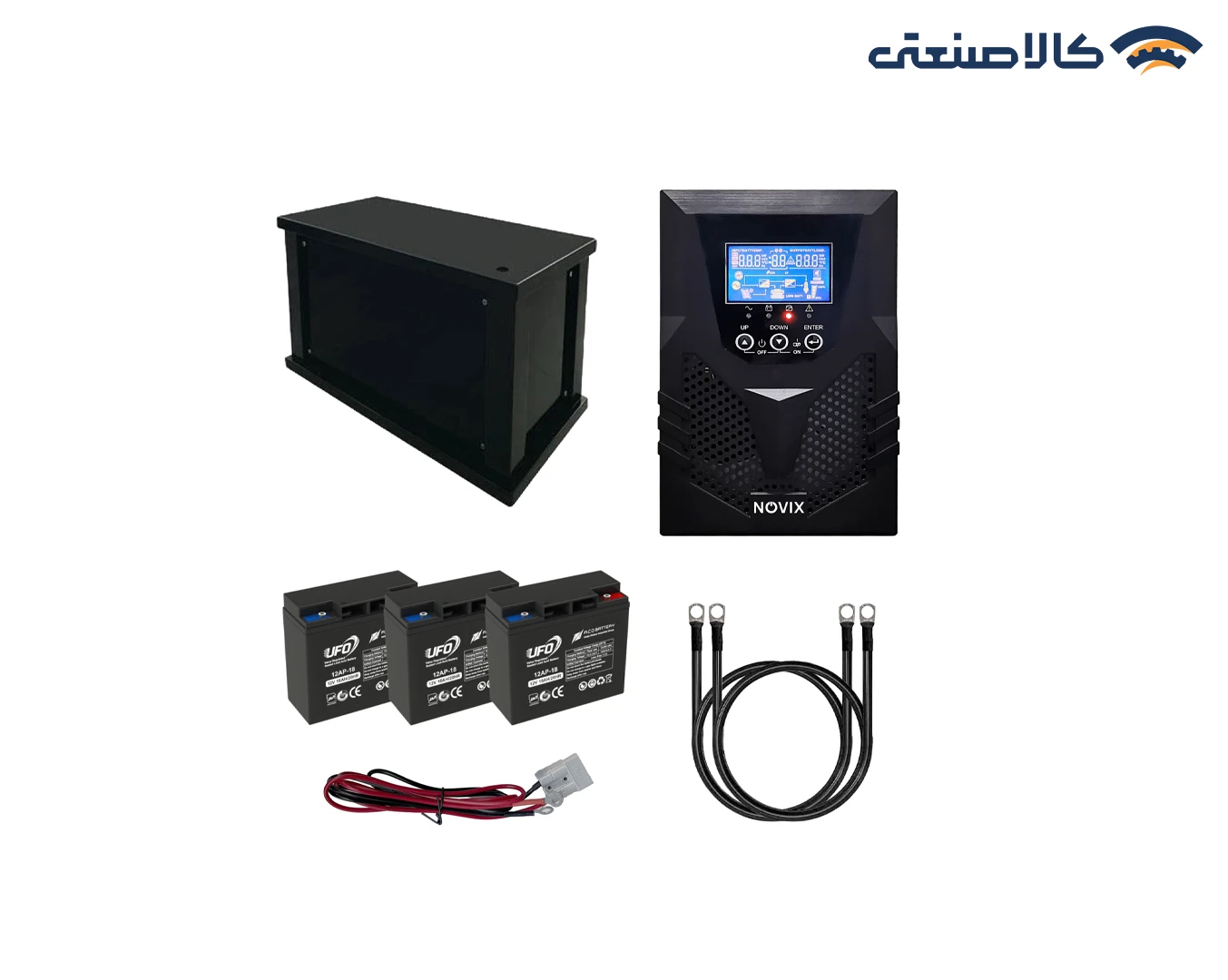 پکیج برق اضطراری آنلاین نوویکس 1kva-1/2H